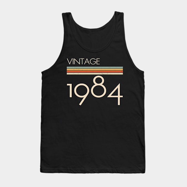Vintage Classic 1984 Tank Top by adalynncpowell